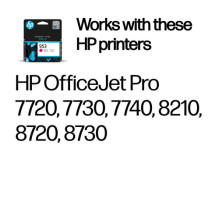 HP 953 purpurinė rašalo...