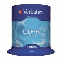 Verbatim CD-R 700 MB 52x 100 gab. (43411) Verbatim CD-R 700 MB 52x 100 gab. (43411)