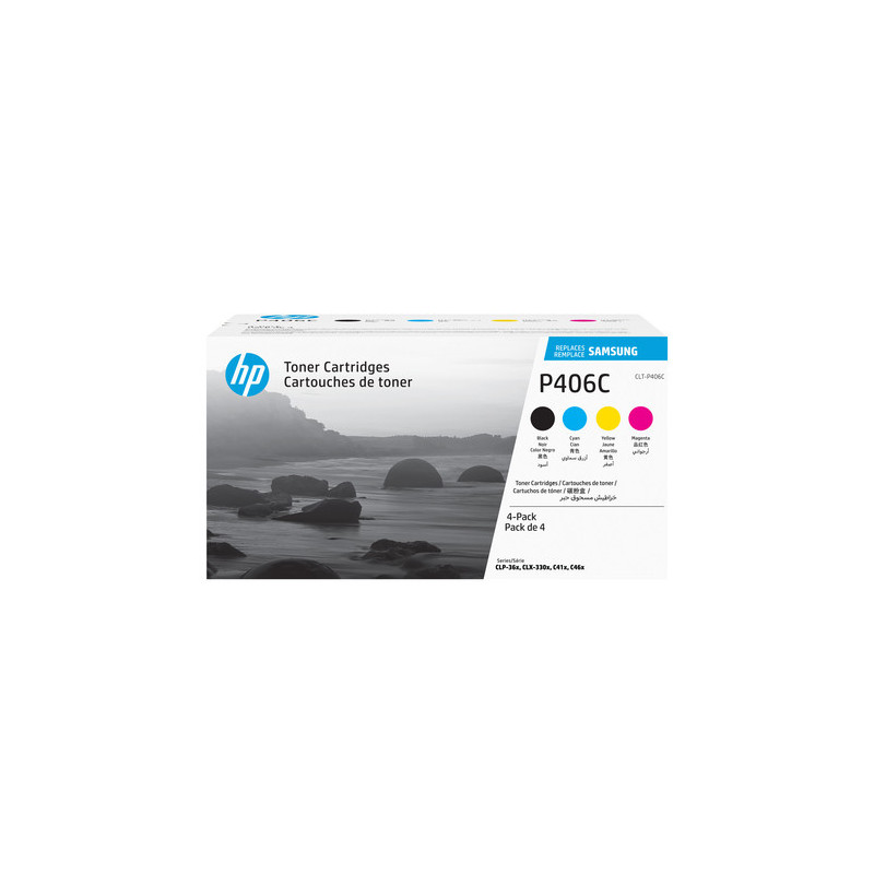 Toner Samsung CLT-P406C CMYK Set Original (SU375A)
