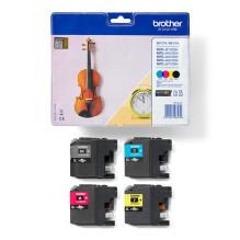Brother oriģinālo tinti komplekts LC127XLVALBP (cyan, magenta, yellow, black) Brother oriģinālo tinti komplekts LC127XLVALBP (cyan, magenta, yellow, black)