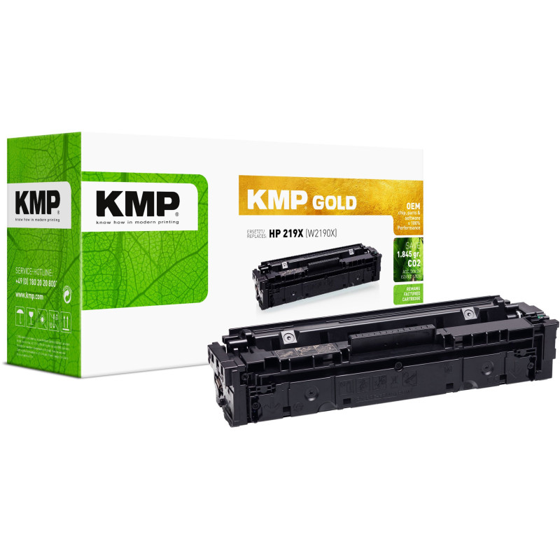 Toneris KMP KMP GOLD Toner HP 219X (W2190X) Black 3200 puslapių perdirbtas