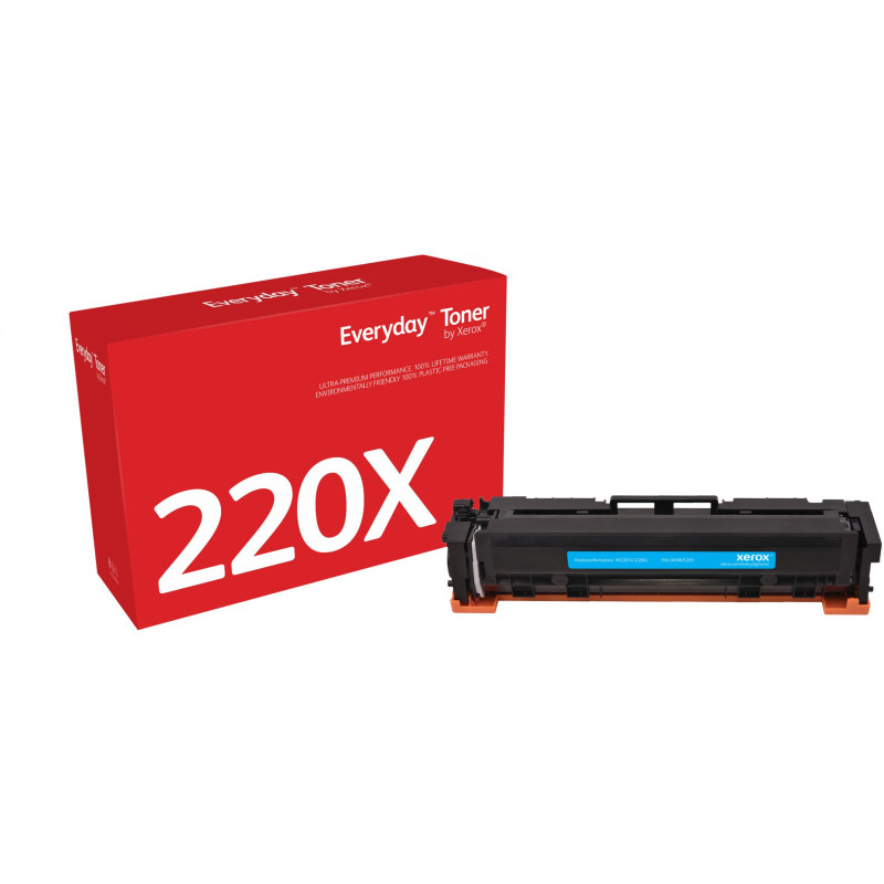 Toner Xerox EVERYDAY Cyan toner replaces HP