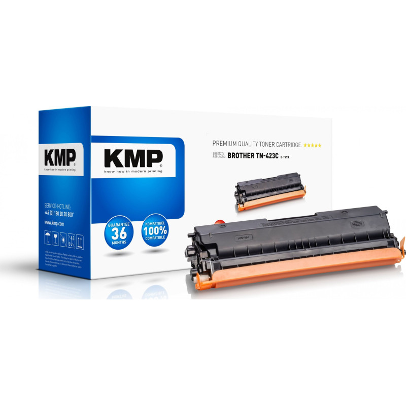 Toneris KMP Printtechnik AG KMP Toner Brother TN-423C / TN423C cyan 4000 S. B-T99X