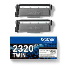 Brother TN-2320 Original Black Toner (TN2320TWIN) Brother TN-2320 Original Black Toner (TN2320TWIN)