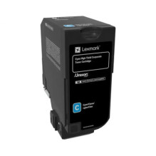 Toneris Lexmark 74C2HCE Cyan Oryginał (74C2HCE)