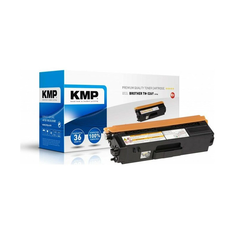 Toneris KMP Toner Brother TN-326Y / TN326Y KMP comp. yellow B-T64 - 1246,3009