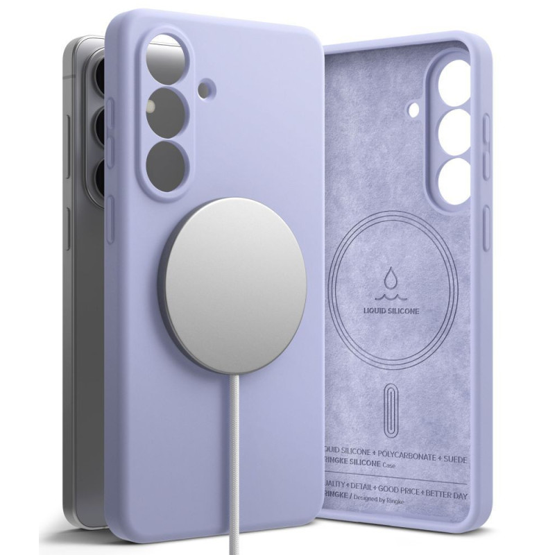 Ringke Galaxy S26 Plus Case Silicone Magnetic Lavender