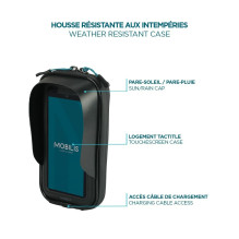 Mobilis U.FIX Universāls Viedtālruņa Aizsargvāciņš, Izturīgs Pret Laika Apstākļiem Mobilis U.FIX Universāls Viedtālruņa Aizsargvāciņš, Izturīgs Pret Laika Apstākļiem