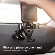 Baseus Car Mount Osculum Type Gravity Black (SUYL-XP01) Baseus Car Mount Osculum Type Gravity Black (SUYL-XP01)