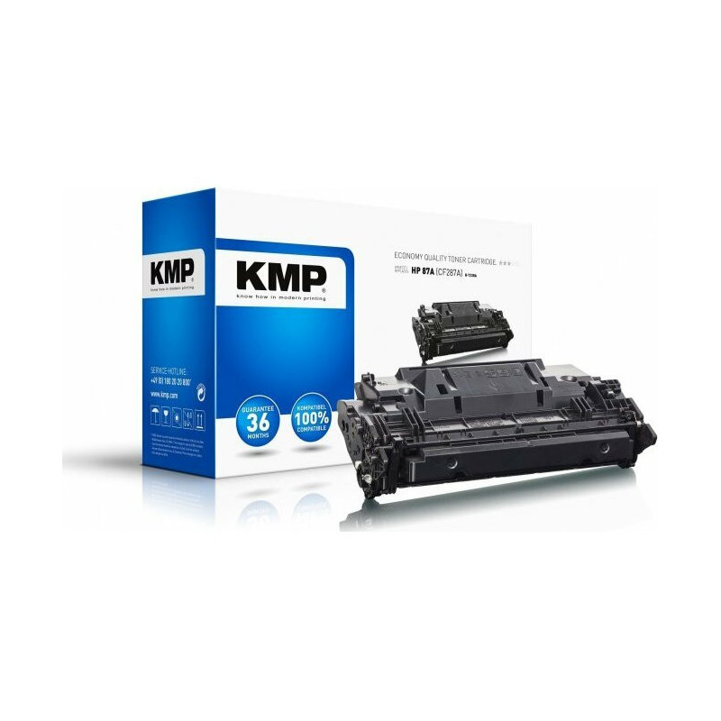KMP Toner HP CF287A black 12000 S. H-T238A remanufactured