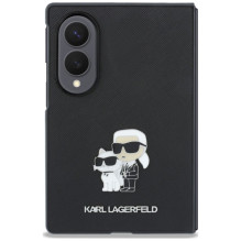 Karl Lagerfeld - PU Saffiano Karl and Choupette Case for Samsung Galaxy Z Fold8 Black Karl Lagerfeld - PU Saffiano Karl and Choupette Case for Samsung Galaxy Z Fold8 Black
