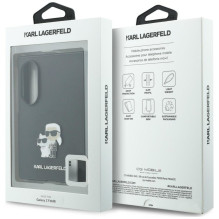Karl Lagerfeld - PU Saffiano Karl and Choupette Case for Samsung Galaxy Z Fold8 Black Karl Lagerfeld - PU Saffiano Karl and Choupette Case for Samsung Galaxy Z Fold8 Black