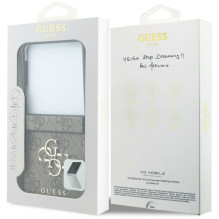 Guess GUESS case for SAMSUNG GALAXY Z FLIP 8 (4G Big Logo) brown Guess GUESS case for SAMSUNG GALAXY Z FLIP 8 (4G Big Logo) brown