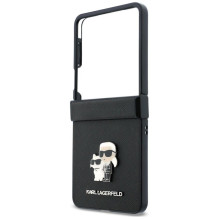 Karl Lagerfeld KARL LAGERFELD case for SAMSUNG GALAXY Z FLIP 8 (Karl&Choupette Saffiano Pins) black Karl Lagerfeld KARL LAGERFELD case for SAMSUNG GALAXY Z FLIP 8 (Karl&Choupette Saffiano Pins) black