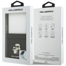 Karl Lagerfeld KARL LAGERFELD case for SAMSUNG GALAXY Z FLIP 8 (Karl&Choupette Saffiano Pins) black Karl Lagerfeld KARL LAGERFELD case for SAMSUNG GALAXY Z FLIP 8 (Karl&Choupette Saffiano Pins) black