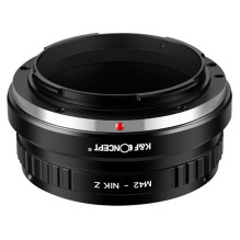 Adapteris - K&F Concept M42 montavimo į Nikon Z-Mount Objektyvo Adapteris, Aliuminio Konstrukcija, Juoda Adapteris - K&F Concept M42 montavimo į Nikon Z-Mount Objektyvo Adapteris, Aliuminio Konstrukcija, Juoda