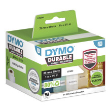 Dymo Durable daugiafunkcinė etiketė 25mmx89mm Dymo Durable daugiafunkcinė etiketė 25mmx89mm