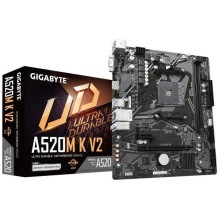 Gigabyte A520M K V2 mATX pagrindinės plokštės lizdas AM4 VGA / HDMI / M.2 / SATA / PS2