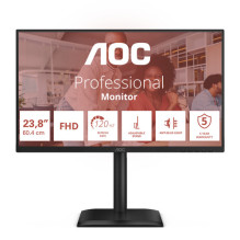 AOC 24E4U 23.8 Zoll Full HD IPS LED 16:9 120 Hz Office Monitor