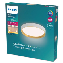 Šviestuvas plafonas Philips, LED, 24W, 4000K, 2700lm, Ø38.4 Šviestuvas plafonas Philips, LED, 24W, 4000K, 2700lm, Ø38.4