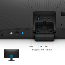 BenQ GW2490C kompiuterio monitorius 60,5 cm (23,8 colio) 1920 x 1080 pikselių „Full HD“ juodas