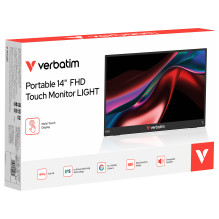 Verbatim Portable 14" FHD Touch Monitor LIGHT