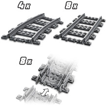 LEGO Miestas - Šienenas LEGO Miestas - Šienenas