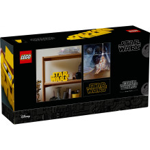 LEGO Star Wars Logotipas aus LEGO Steinen 75407 LEGO Star Wars Logotipas aus LEGO Steinen 75407