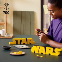 LEGO Star Wars Logotipas aus LEGO Steinen 75407 LEGO Star Wars Logotipas aus LEGO Steinen 75407
