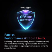 MEMORY DIMM 16GB DDR5-6400 / KIT2 VV516G64C38AK PATRIOT MEMORY DIMM 16GB DDR5-6400 / KIT2 VV516G64C38AK PATRIOT
