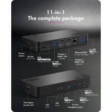 Stotis / replikatorius Icy Box Dockingstation IcyBox Heart Dock 2255 dvi 4K@60Hz ekranai Stotis / replikatorius Icy Box Dockingstation IcyBox Heart Dock 2255 dvi 4K@60Hz ekranai