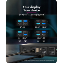 Stotis / replikatorius Icy Box Dockingstation IcyBox Heart Dock 2255 dvi 4K@60Hz ekranai Stotis / replikatorius Icy Box Dockingstation IcyBox Heart Dock 2255 dvi 4K@60Hz ekranai