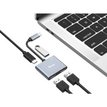 Stacionari dokavimo stotis Equip Equip 133484 laidinė USB 3.2 Gen 1 (3.1 Gen 1) Type-C Silver Stacionari dokavimo stotis Equip Equip 133484 laidinė USB 3.2 Gen 1 (3.1 Gen 1) Type-C Silver