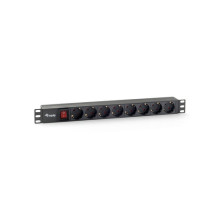 POWER STRIP 8BAY CEE7 / 4...