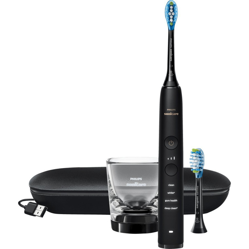 Dantų šepetėlis Philips Sonicare DiamondClean 9000 HX9913 / 18 Black