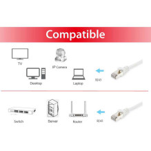 Kabelis EQUIP Equip Patchkabel Cat6 S / FTP 2xRJ45 20.00m weiss LSZH Polybeutel Kabelis EQUIP Equip Patchkabel Cat6 S / FTP 2xRJ45 20.00m weiss LSZH Polybeutel