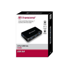 Įvesties / išvesties šakotuvas USB3 4 prievadų / TS-HUB3K TRANSCEND Įvesties / išvesties šakotuvas USB3 4 prievadų / TS-HUB3K TRANSCEND