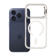 Case for iPhone 17 Pro / 18 Pro Forcell F-Protect Shadow Stand Premium compatible with MagSafe silver Case for iPhone 17 Pro / 18 Pro Forcell F-Protect Shadow Stand Premium compatible with MagSafe silver