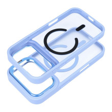 „iPhone 17 Pro Max / 18 Pro Max“ dėklas Forcell „F-Protect Shadow Stand Premium“, suderinamas su „MagSafe“, šviesiai mėl