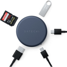 Adapter HUB 5in1 USB C Satechi OntheGo STPOTG5B indigo