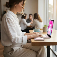 Wireless mouse Satechi Slim EX dual use ST-MEXP blush