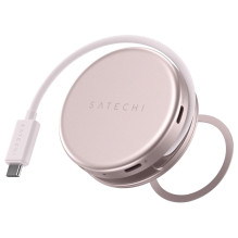 Adapter HUB 5in1 USB C Satechi OntheGo STPOTG5P blush Adapter HUB 5in1 USB C Satechi OntheGo STPOTG5P blush