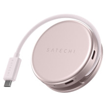 Adapter HUB 5in1 USB C Satechi OntheGo STPOTG5P blush Adapter HUB 5in1 USB C Satechi OntheGo STPOTG5P blush