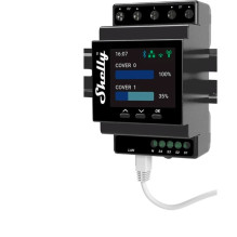 Shelly Pro Dual Cover PM DIN Rail Dual Controller, WiFi (Power measurement) Shelly Pro Dual Cover PM DIN Rail Dual Controller, WiFi (Power measurement)