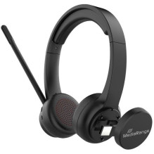 MediaRange Bluetooth ENC Stereo Headset 400mAh battery Black