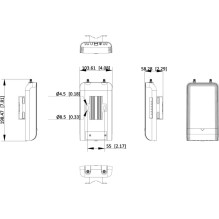 Prieigos taško bazinė stotis Hikvision DS-3WFB-EI-5ACG