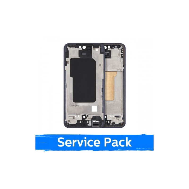 Ekrano rėmas / vidinis korpusas skirtas Samsung A356 A35 5G / Navy / (Service Pack)