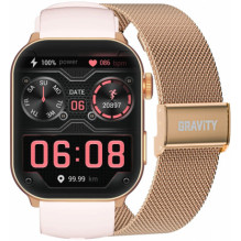 Gravity GT28-6 Rose Gold + Pink Band