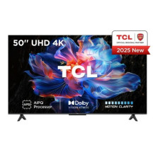 Televizorius TCL 50" 4K Ultra HD 3840 x 2160 pikselių plokščiu ekranu 16:9 DLED 50V6C
