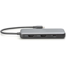 DIGITUS Docking USB-C- HDMI,USB3.0,RJ45,SD,MicroSD,CPD Alu s DIGITUS Docking USB-C- HDMI,USB3.0,RJ45,SD,MicroSD,CPD Alu s
